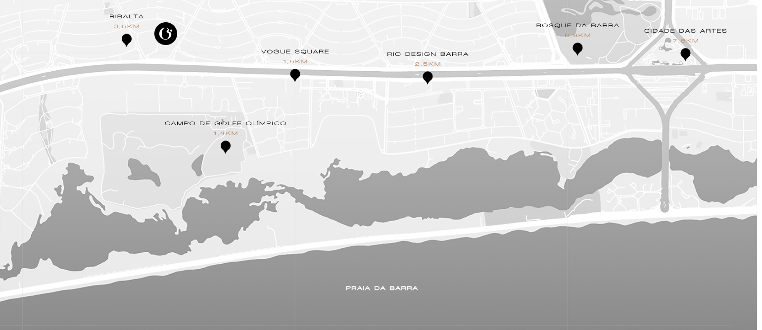 Mapa da localização